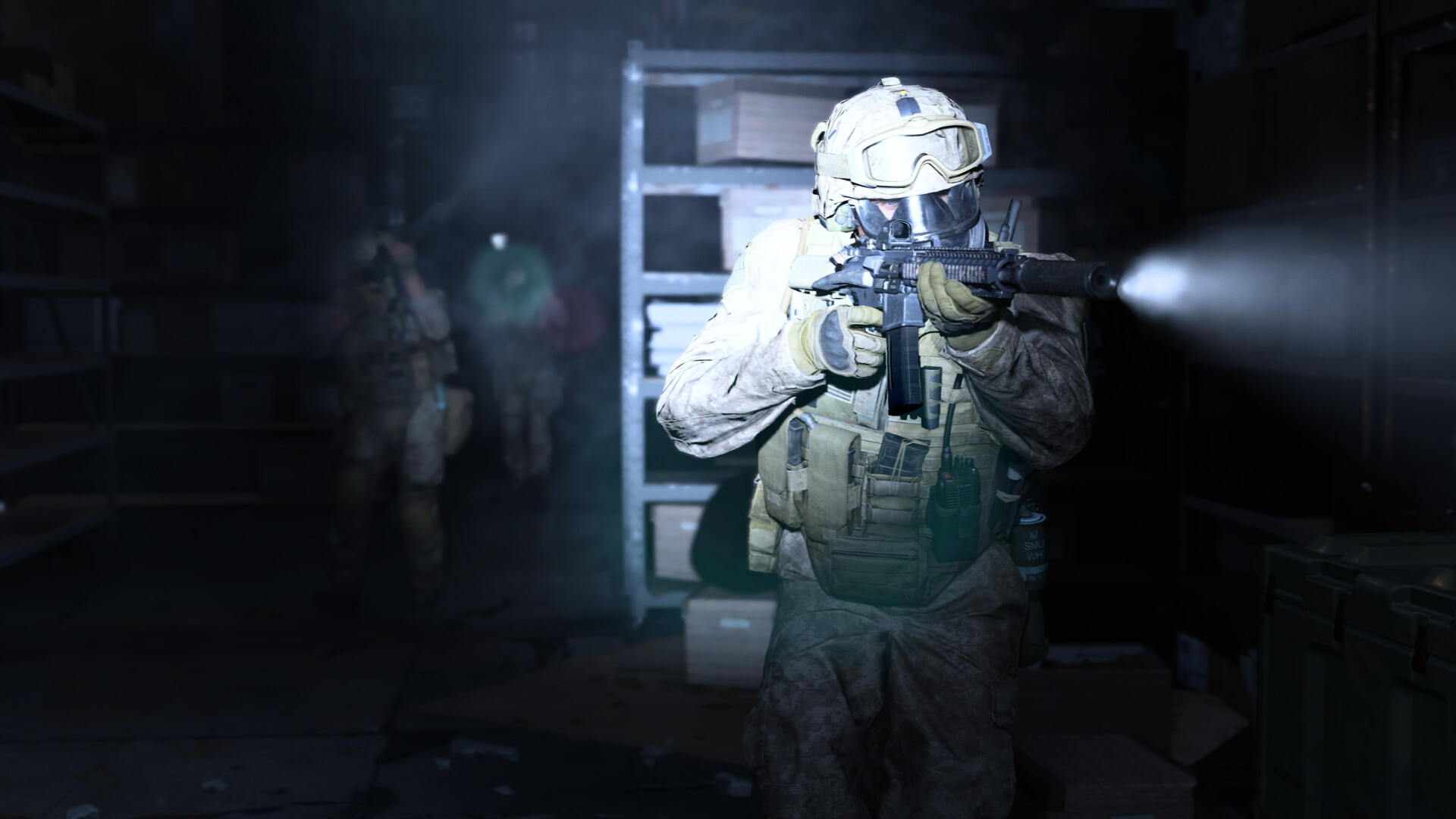 Modern Warfare 2019 gameplay screenshot featuring intense combat
