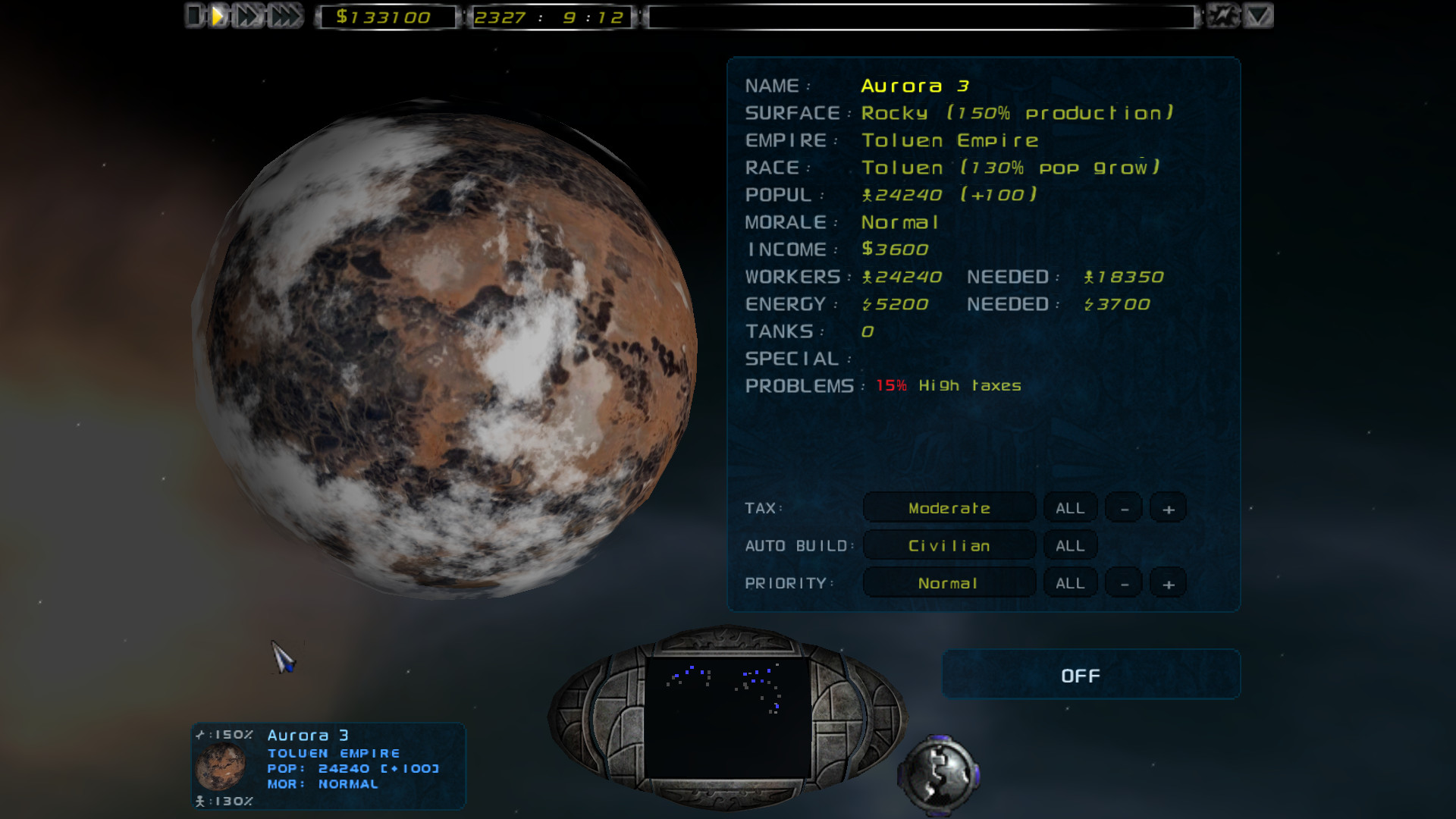 Imperium Galactica II Preview 3