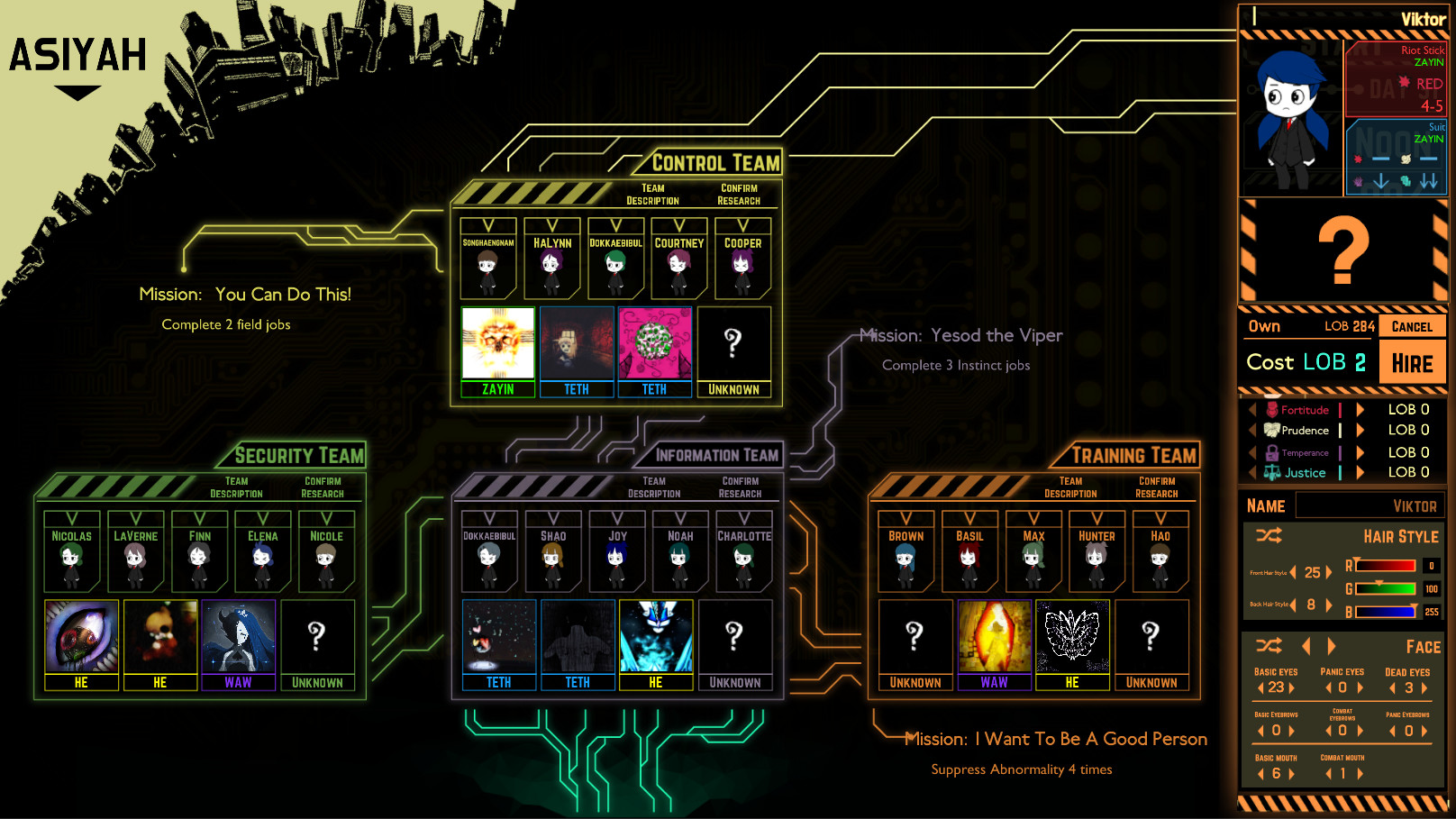 Lobotomy Corporation | Monster Management Simulation Preview 1