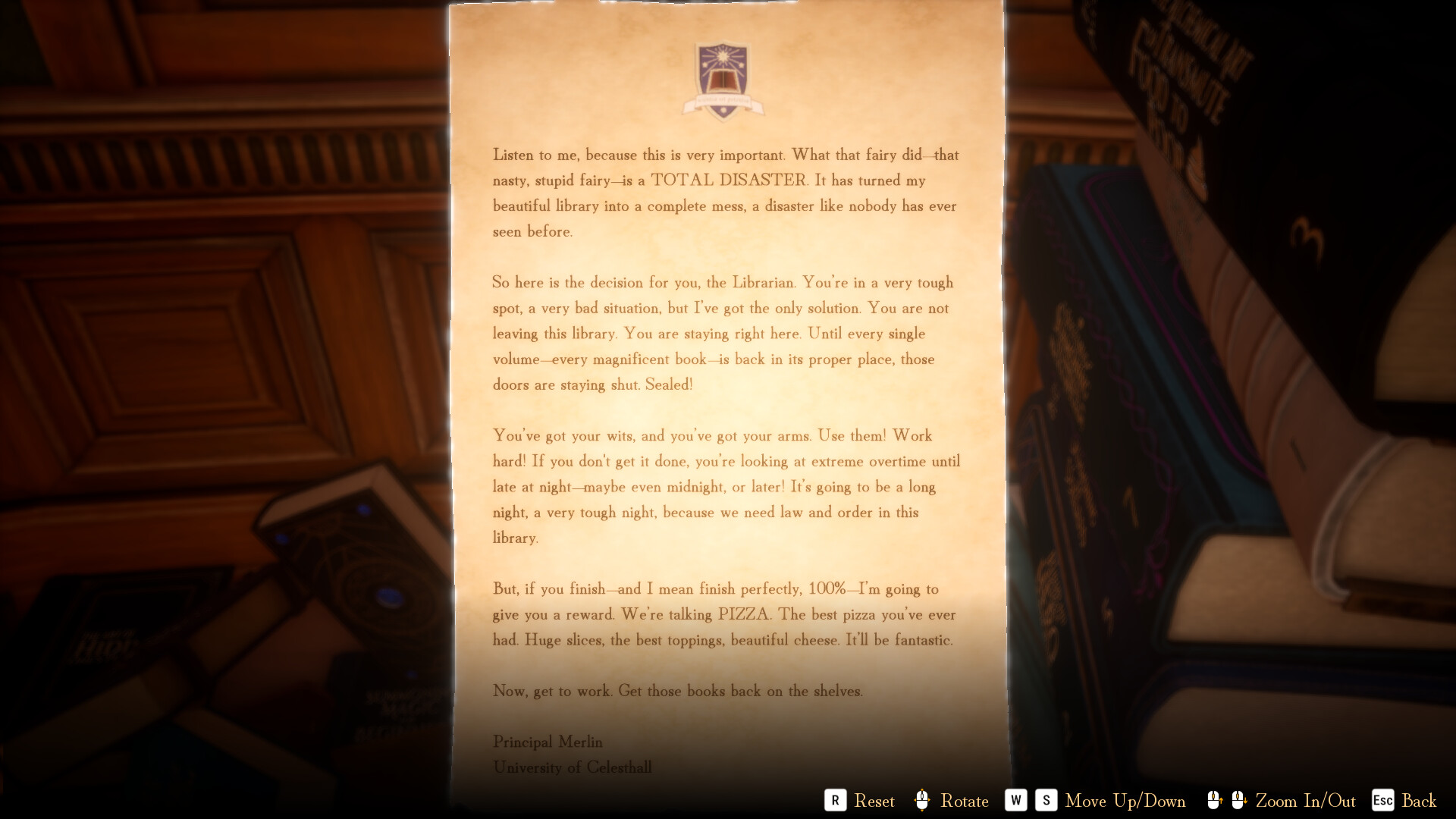 Librarian: Tidy Up the Arcane Library! Preview 4