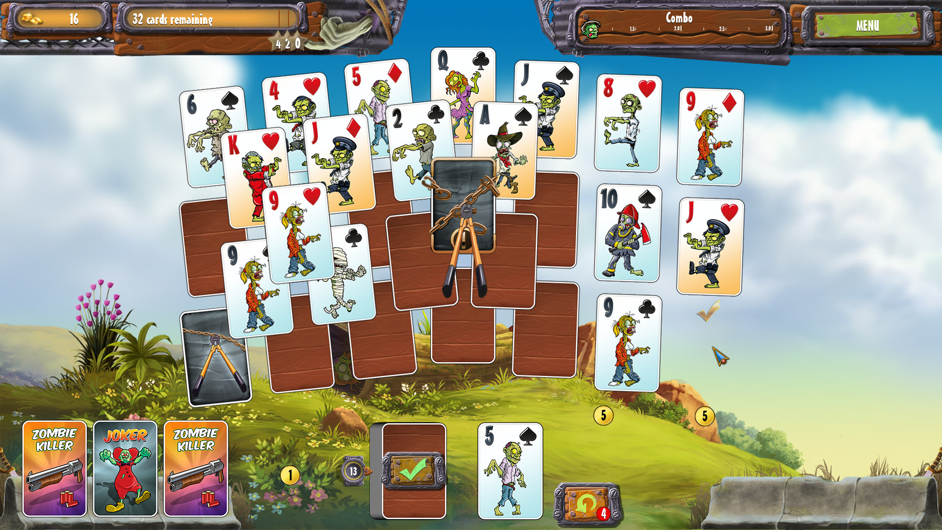 Zombie Solitaire 2 Chapter 2 Preview 1