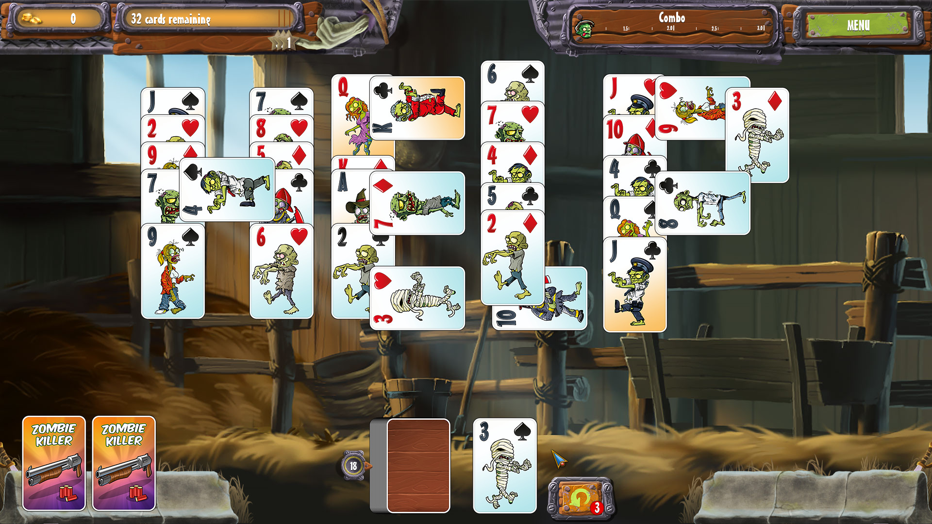 Zombie Solitaire 2 Chapter 2 Preview 3
