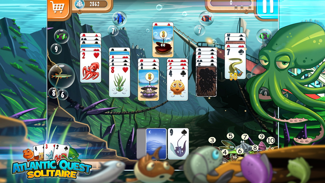 Atlantic Quest Solitaire Preview 3