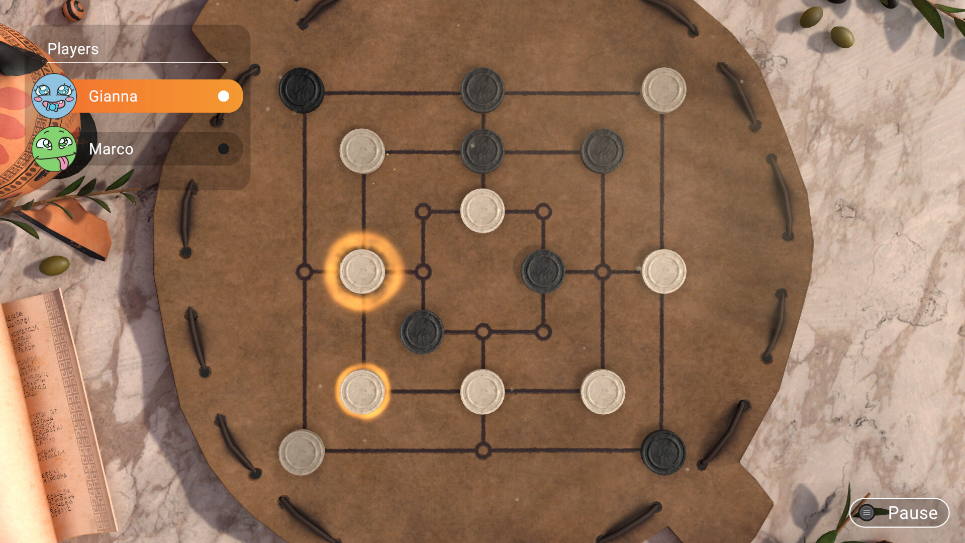 Backgammon + Checkers + Mills Preview 3